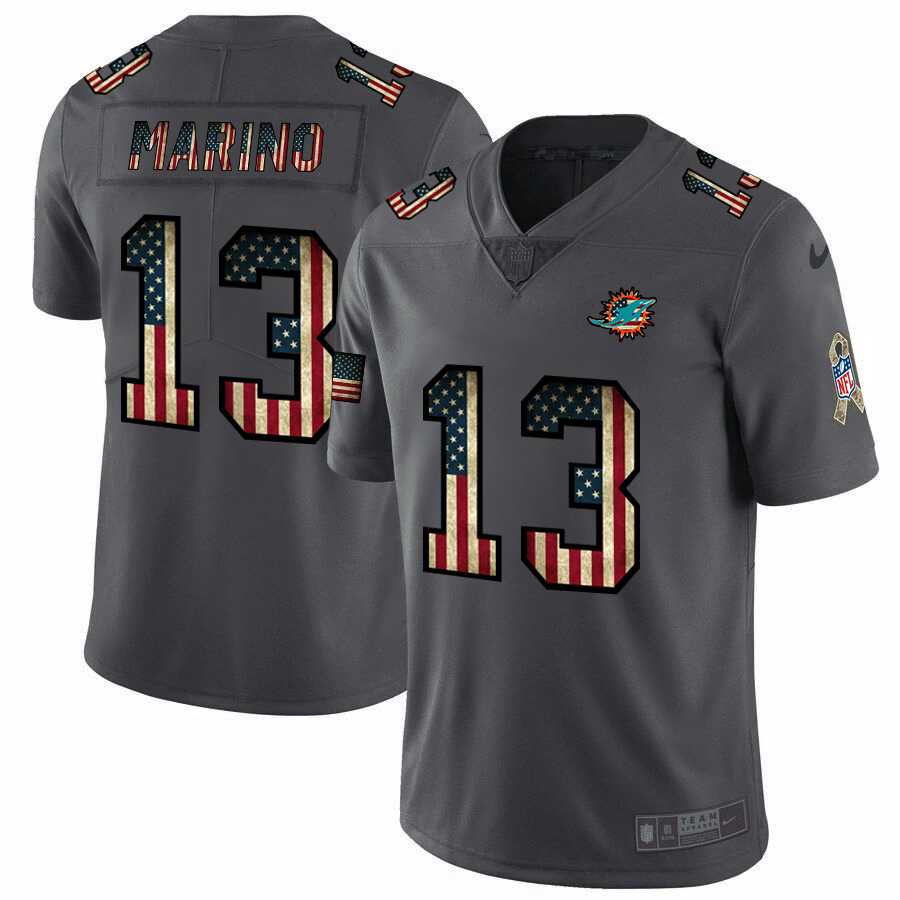 Nike Dolphins 13 Dan Marino 2019 Salute To Service USA Flag Fashion Limited Jersey Dyin,We sell and wholesale Nike Dolphins 13 Dan Marino 2019 Salute To Service USA Flag Fashion Limited Jersey Dyin on line form chian!